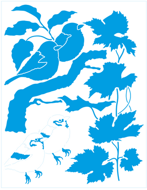 Stencil decorativo para Manualidades y decoración 21x27 STANIM 1018