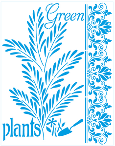 Stencil decorativo para Manualidades y decoración 21x27 STFLO 1020