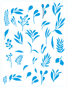 Stencil decorativo para Manualidades y decoración 21x27 STFLO 1022