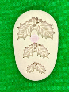 MOLDE SILICON NAVIDAD MUERDAGO NAV2023 052