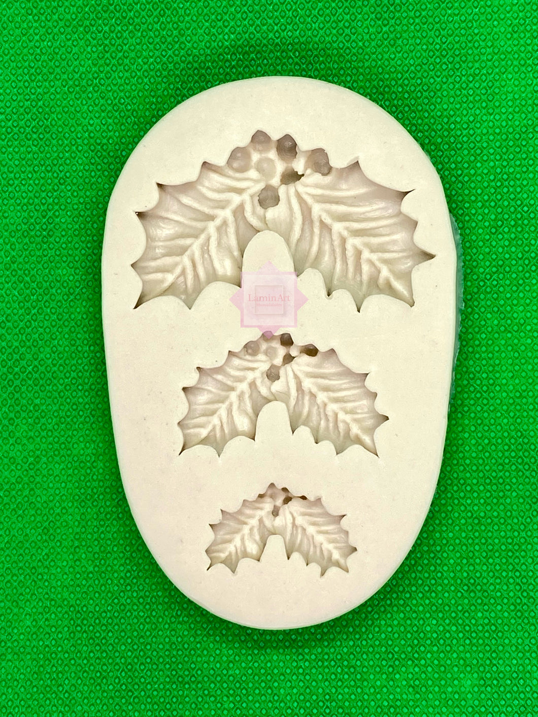MOLDE SILICON NAVIDAD MUERDAGO NAV2023 052