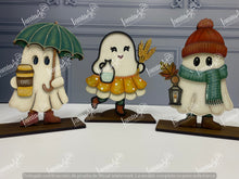 Cargar imagen en el visor de la galería, JUEGO DE 5 FANTASMAS MDF LANOTO26