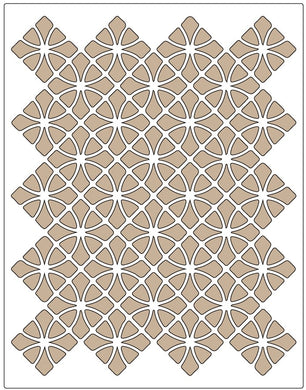 Stencil decorativo para Manualidades y decoración 21x27 TEXTURA 983