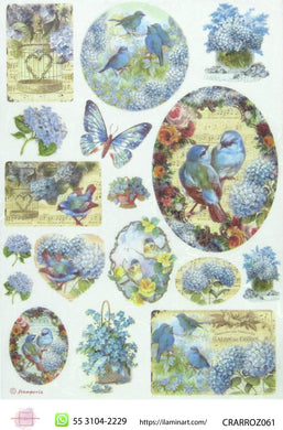 ANIMALES - PAPEL PARA DECOUPAGE 28X43CM