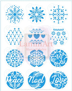 Stencil decorativo para Manualidades y decoración 21x27 NAVIDAD 982