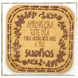 Sello fomy alto relieve español 764