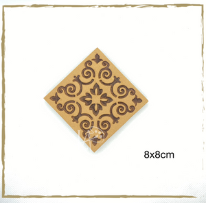 Sello fomy alto relieve 8x8 TEXTURTA MOSAICO 778