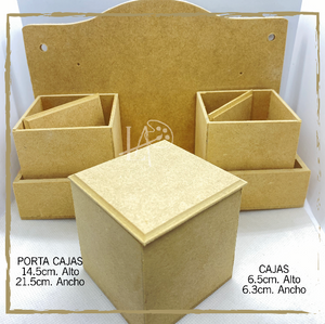 CAJA ESPECIERO CON 3 CAJITAS MDFABRIL24 220 PLASERVAR