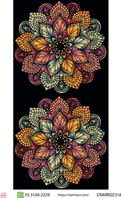 MANDALAS - PAPEL PARA DECOUPAGE 28X43CM