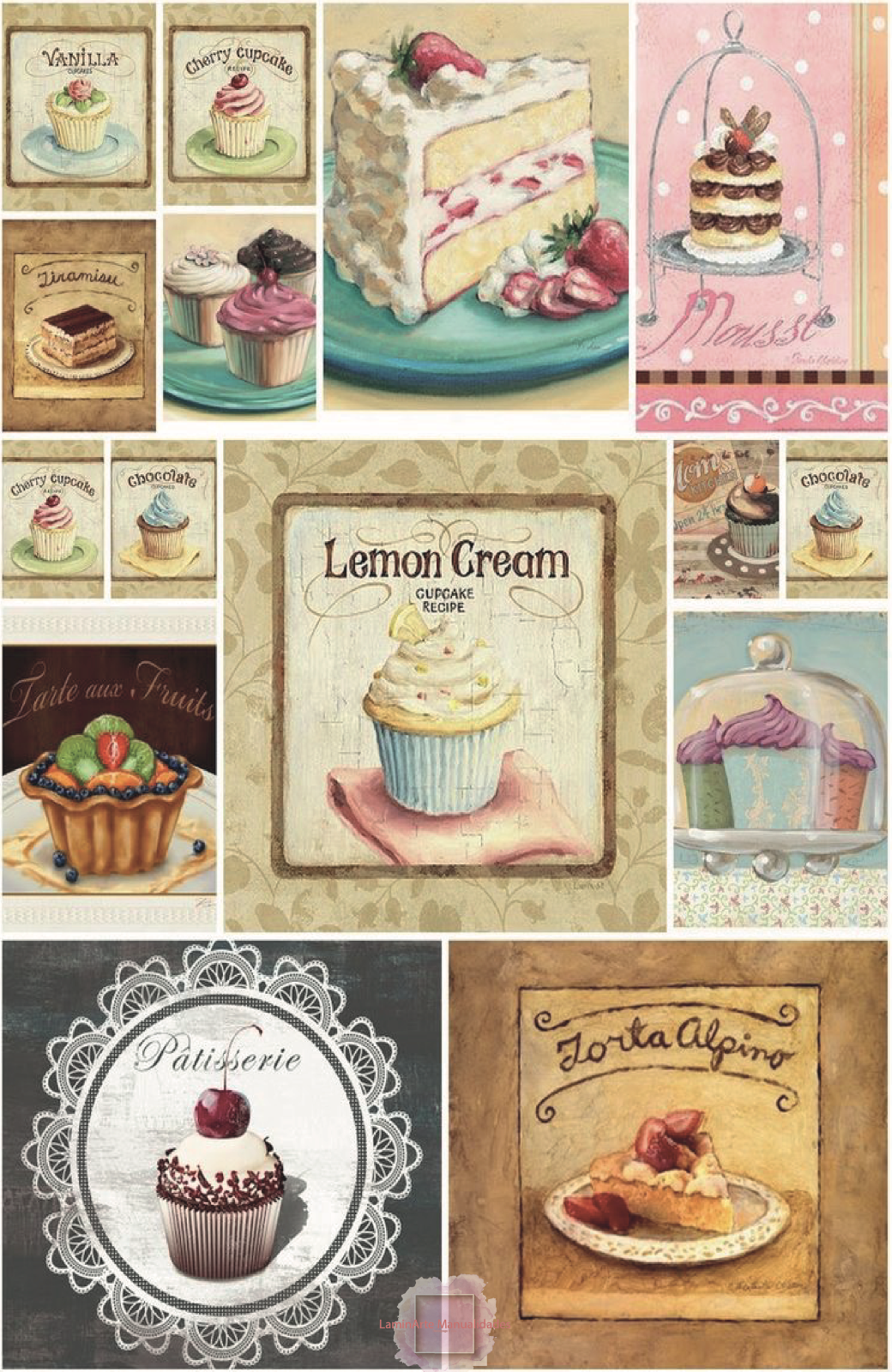 COCINA - PAPEL PARA DECOUPAGE 28X43CM