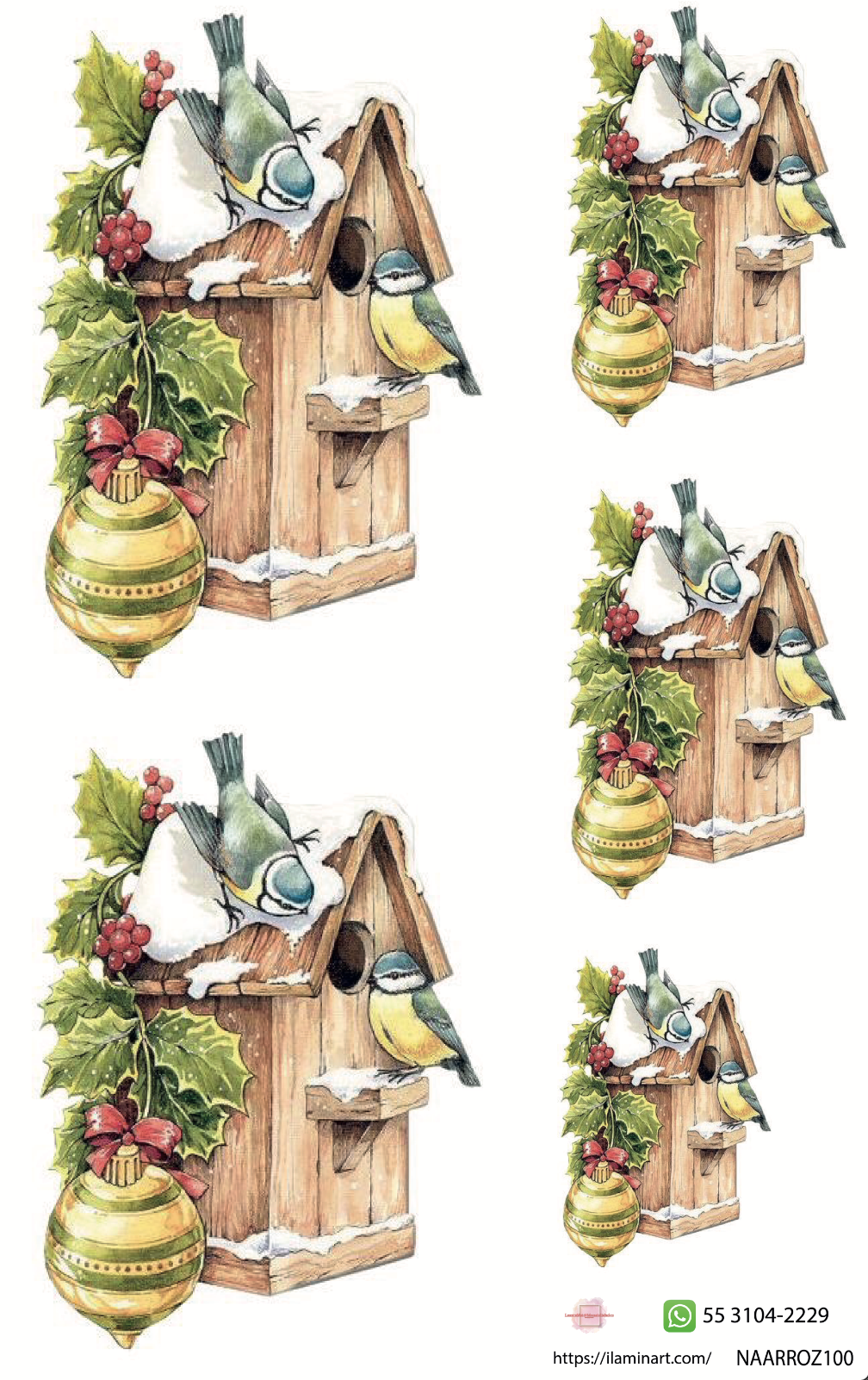 NAVIDAD - PAPEL PARA DECOUPAGE 28X43CM
