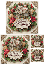 Cargar imagen en el visor de la galería, KIT PAPEL DECOUPAGE 28X43 PAPNAV CASAS JENGIBRES