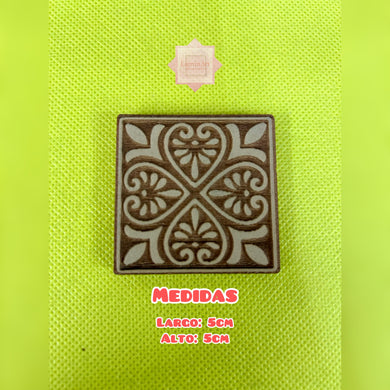 SELLO BAJO RELIEVE 5X5 AMOR2024 TEXTURTA MOSAICO 005