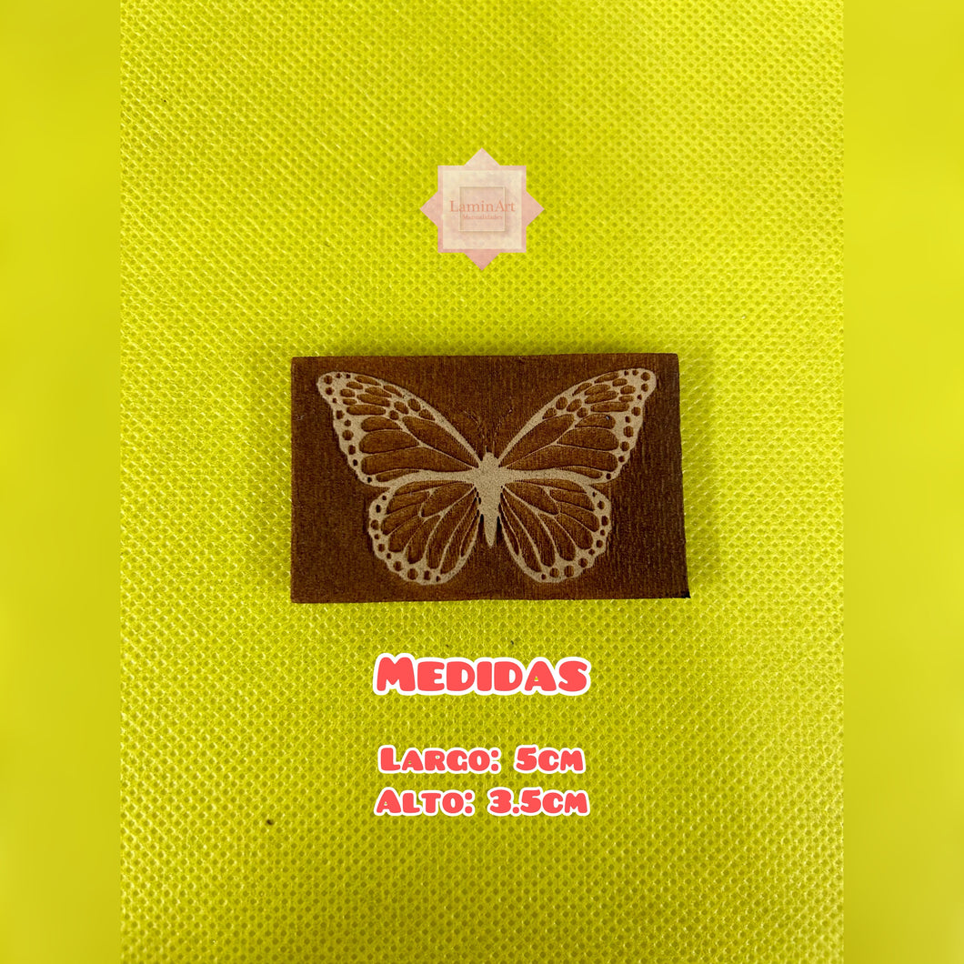 SELLO BAJO RELIEVE MARIPOSA AMOR2024 ANIMALES 012