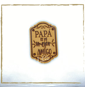 Sello fomy alto relieve PAPA 800