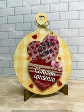 Cargar imagen en el visor de la galería, TABLA CORAZON CONTENTO  MDF