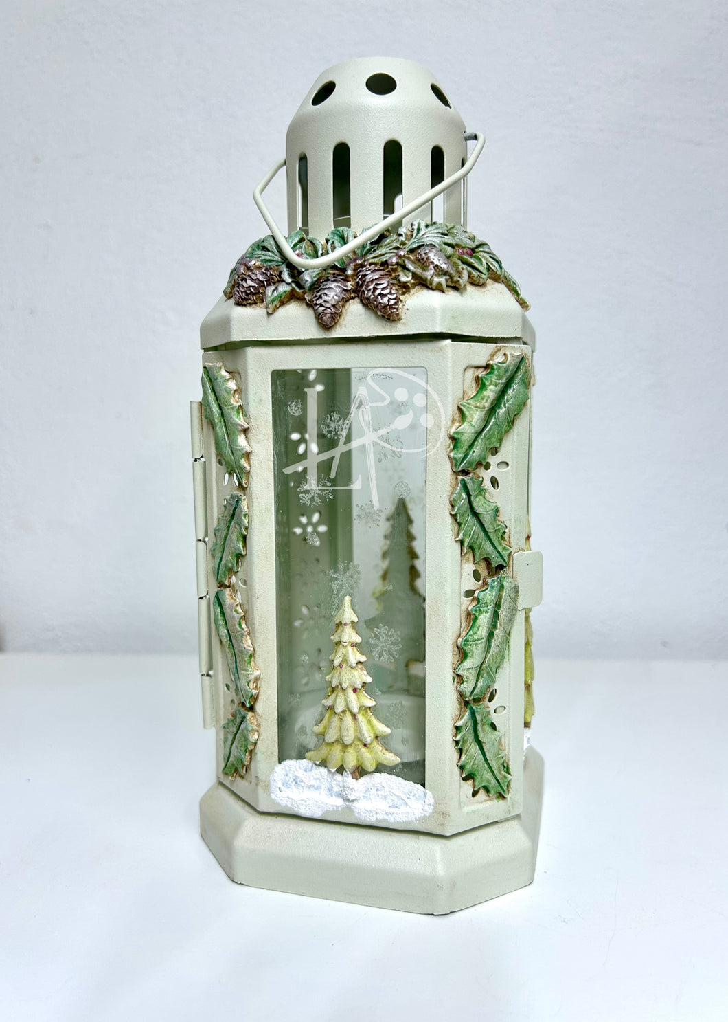 FAROL METÁLICO NAVIDEÑO CLMIX