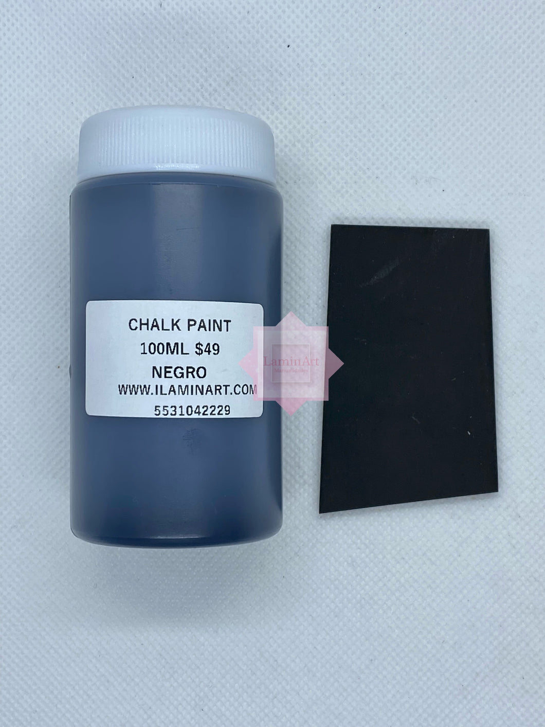 Pintura Tiza Chalk Paint 100ml Laminart Negro