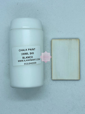 Pintura Tiza Chalk Paint 100ml Laminart Blanco