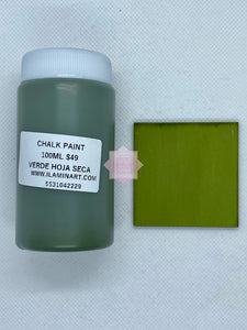 Pintura Tiza Chalk Paint 100ml Laminart Verde Hoja Seca