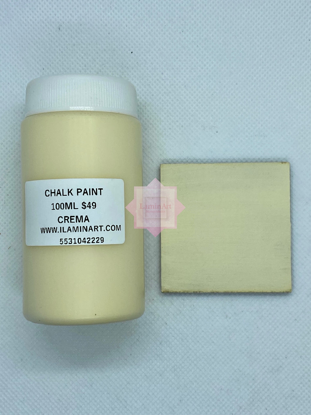 Pintura Tiza Chalk Paint 100ml Laminart Crema