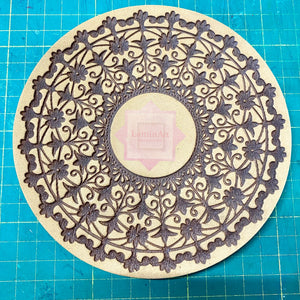 SELLO FOMY ENCAJE ALTO RELIEVE 14.5X14.5 1730 ARELI