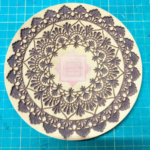 SELLO FOMY ENCAJE DE ALTO RELIEVE 14.5X14.5 1735 ARELI