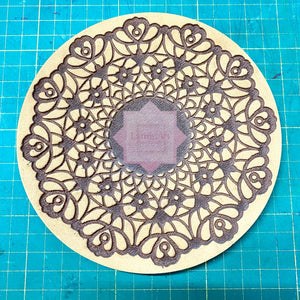 SELLO FOMY ENCAJE DE ALTO RELIEVE 14.5X14.5 1727 ARELI