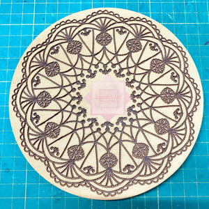 SELLO FOMY ENCAJE ALTO RELIEVE 14.5X14.5 1734 ARELI