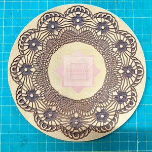 SELLO FOMY ENCAJE ALTO RELIEVE 14.5X14.5 1731 ARELI
