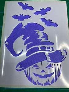 Stencil decorativo para Manualidades y decoración 21x27 HALLOWEEN 964