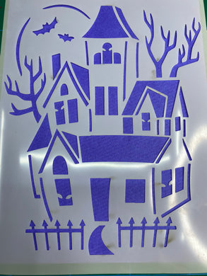 Stencil decorativo para Manualidades y decoración 21x27 HALLOWEEN 966