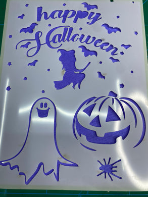 Stencil decorativo para Manualidades y decoración 21x27 HALLOWEEN 967