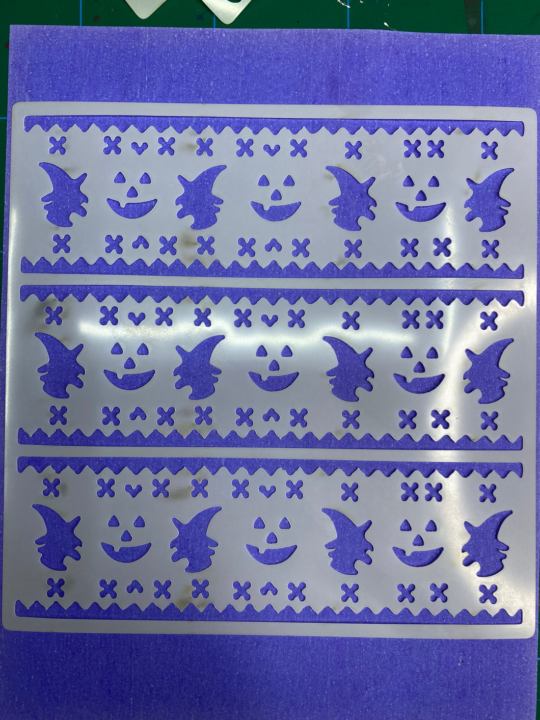 Stencil decorativo para Manualidades y decoracion 20X20 HALLOWEN 375