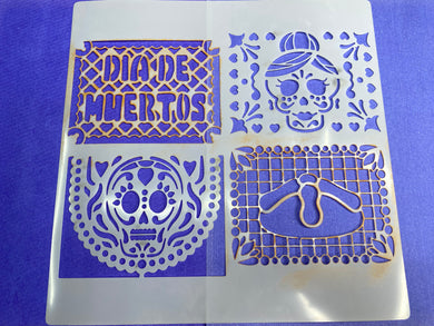 Stencil decorativo para Manualidades y decoración 25x25 MANDALA NUEVOAGO 037