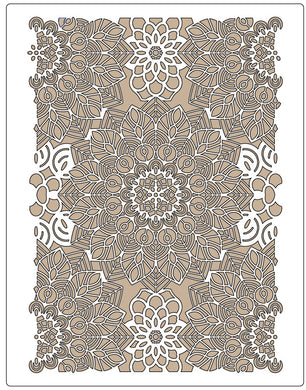 Stencil decorativo para Manualidades y decoración 21x27 TEXTURA 994