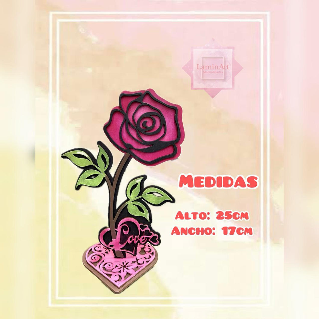 ROSA MDF AMOR2024