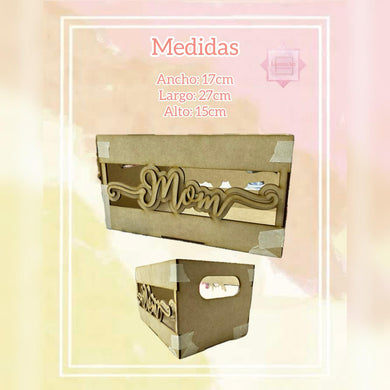 CAJA HUACALITO MOM  MDF 3MM MDFABRIL24 176