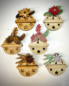ESFERAS CASCABEL NAVIDAD 6 PIEZAS 271 NAV2024 PLASERNAV