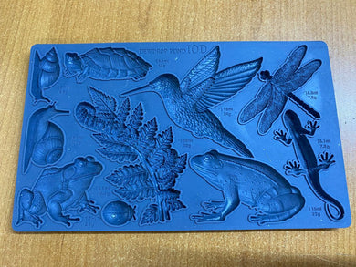 MOLDE SILICON COLIBRI Y ANIMALITOS