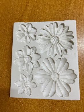 MOLDE SILICON 5 FLORES