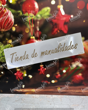 Cargar imagen en el visor de la galería, COLGANTE TIENDA DE MANUALIDADES MDF LANAV26