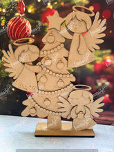 Cargar imagen en el visor de la galería, PINO CON ANGELITOS MDF LANAV26