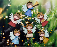 Cargar imagen en el visor de la galería, ESFERAS ANGELITOS MDF LANAV26