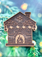 Cargar imagen en el visor de la galería, JUEGO SELLO ALTO RELIEVE CASITAS Y CHIMENEA NAV2025