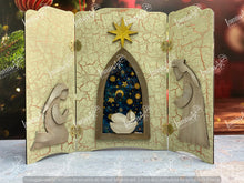 Cargar imagen en el visor de la galería, BIOMBO SAGRADA FAMILIA MDF LANAV26