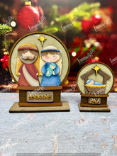 Cargar imagen en el visor de la galería, ESFERAS DECORATIVAS NACIMIENTO MDF LANAV26