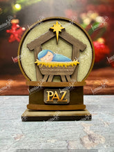 Cargar imagen en el visor de la galería, ESFERAS DECORATIVAS NACIMIENTO MDF LANAV26