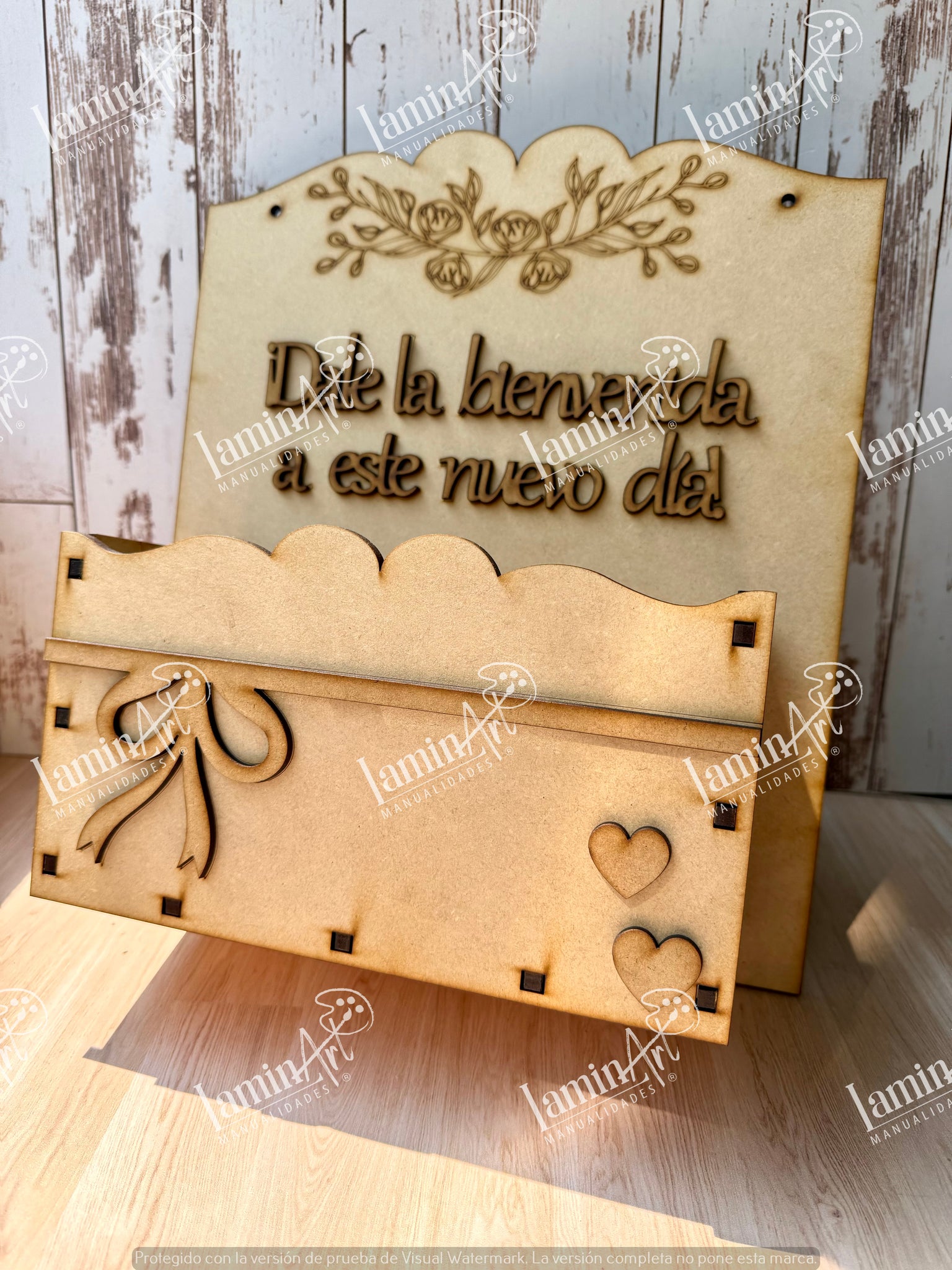 MACETERO MOÑO MDF LAN 2026 – LaminArt Manualidades