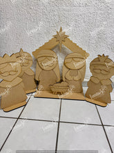 Cargar imagen en el visor de la galería, NACIMIENTO Y REYES MAGOS GDE MDF LANAV26